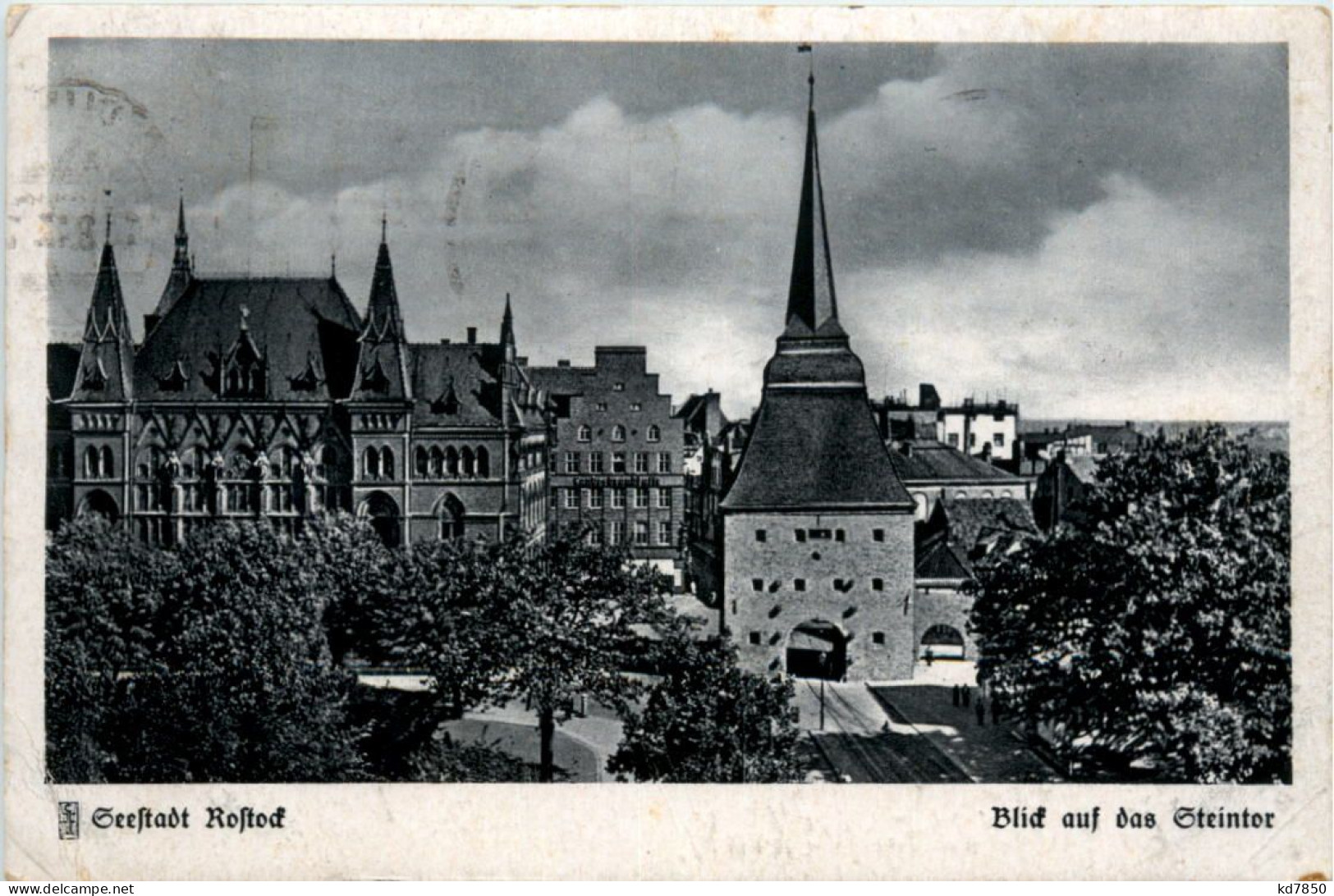 Rostock, Blick Auf Das Steintor - Rostock