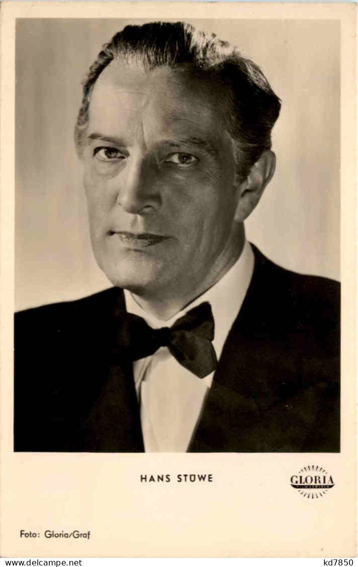 Hans Stüwe - Schauspieler - Acteurs