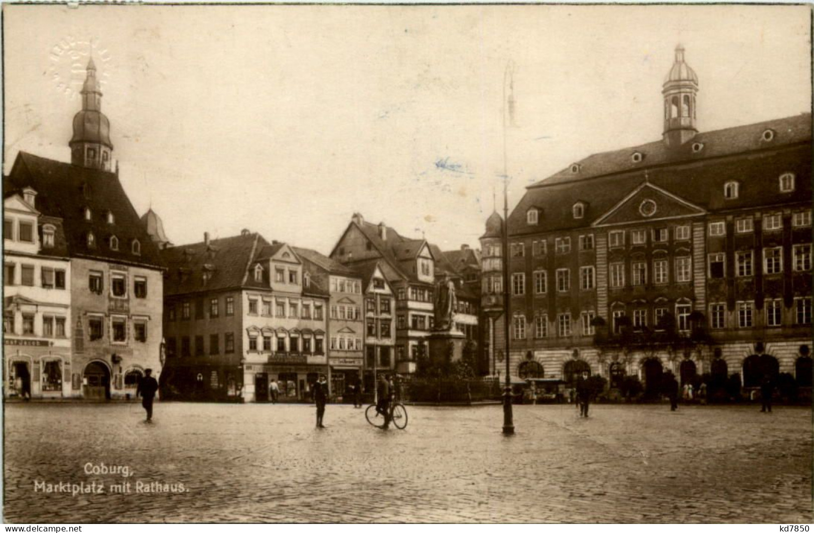 Coburg - Marktplatz Mit Rathaus - Coburg