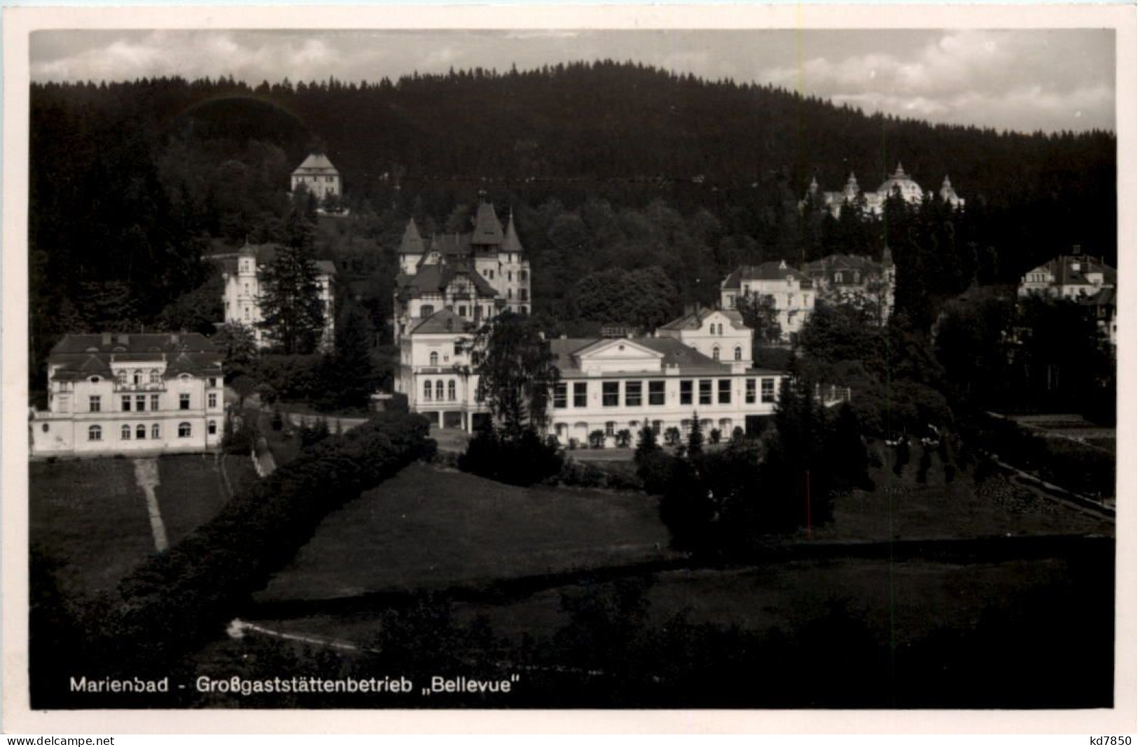 Marienbad - Grossgastättenbetrieb Bellevue - Boehmen Und Maehren