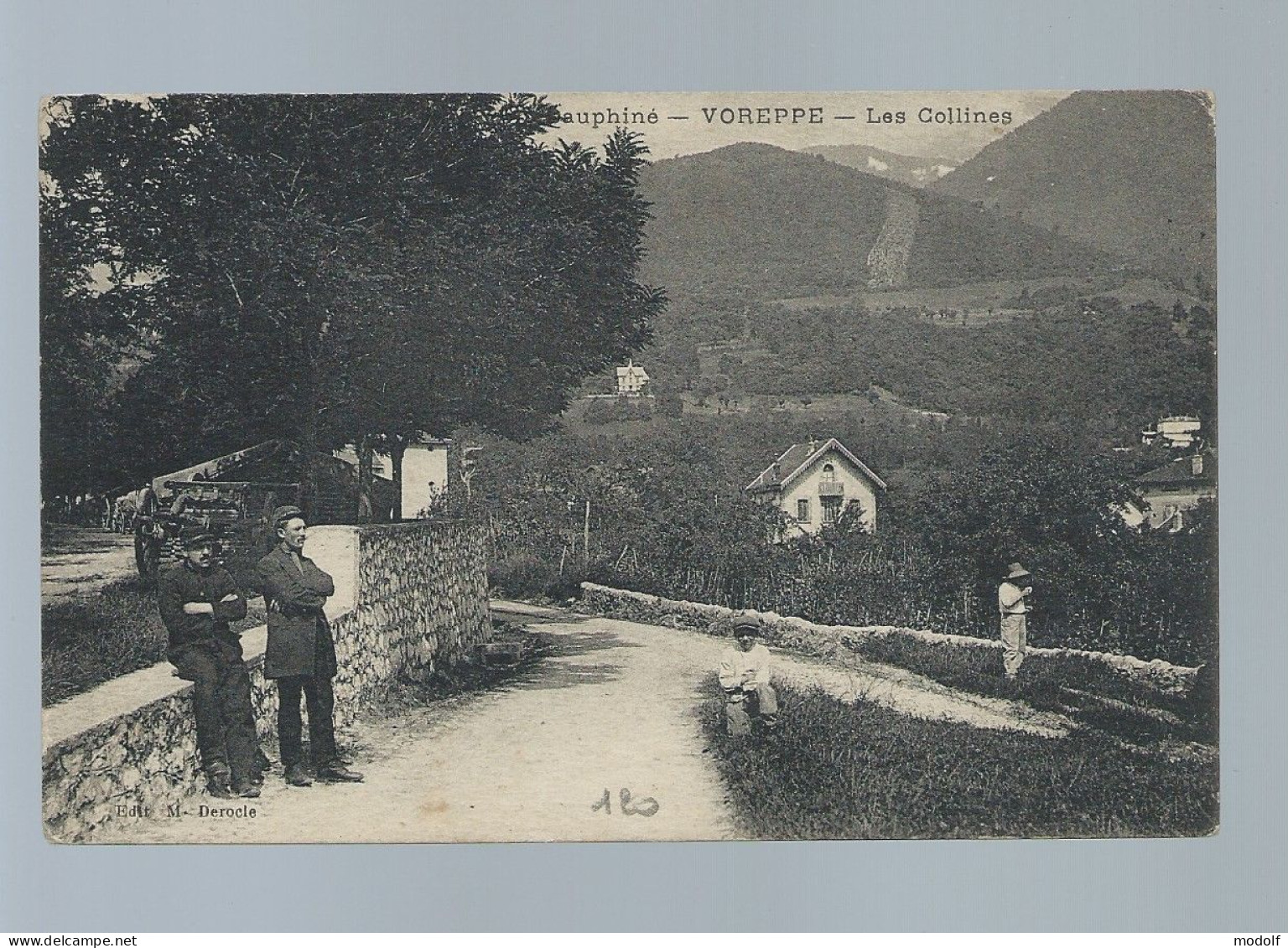 CPA - 38 - Voreppe - Les Collines - Animée - Circulée En 1916 - Voreppe