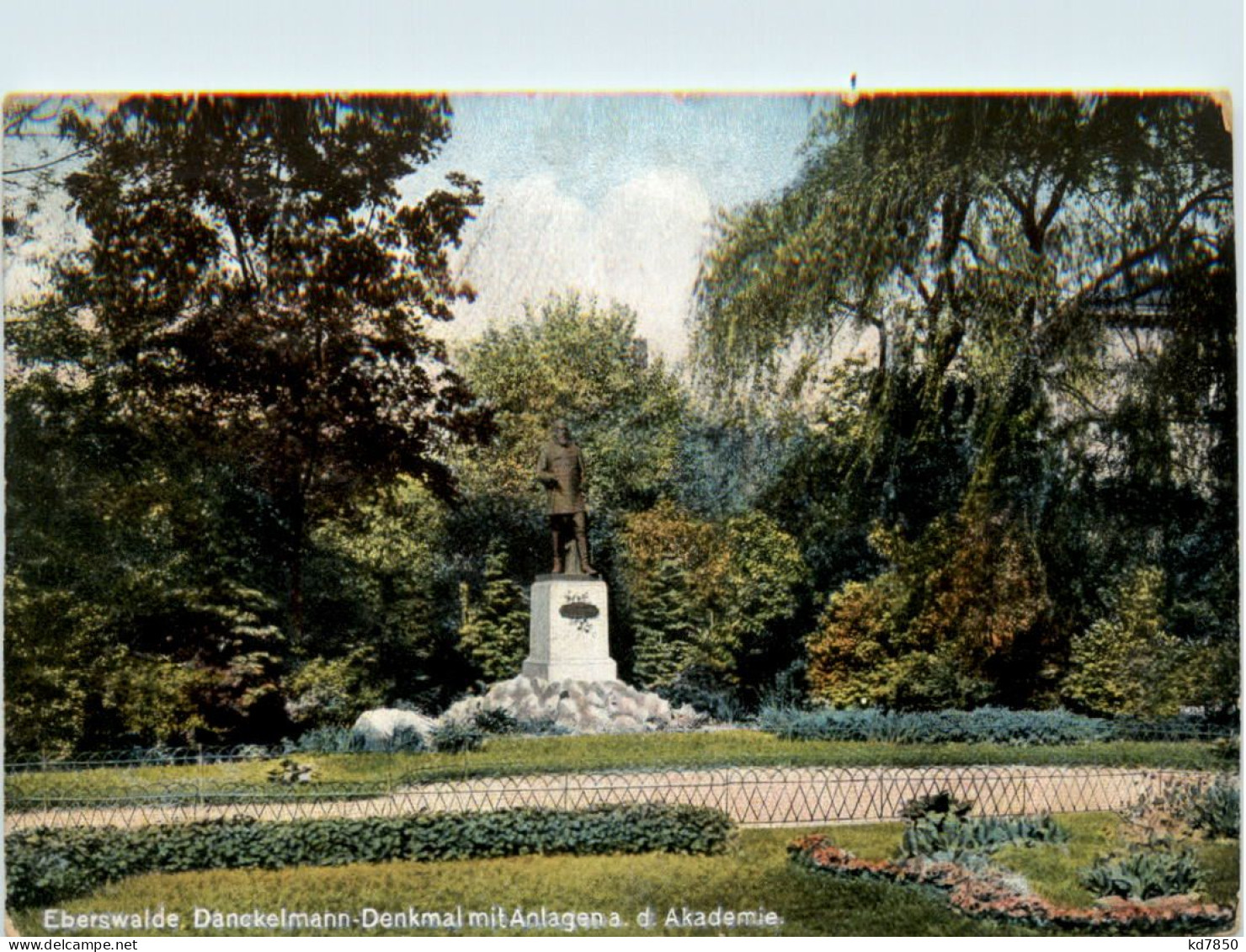 Eberswalde, Dankelmahn-Denkmal Mit Anlagen D. Akademie - Eberswalde