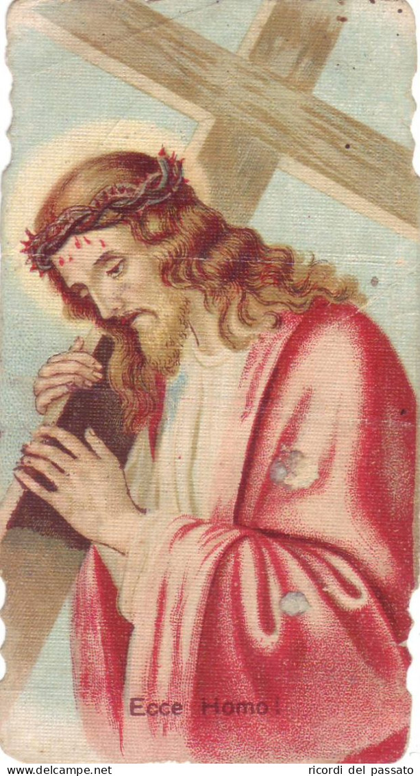 Santino Fustellato Gesu' Porta La Croce - Images Religieuses