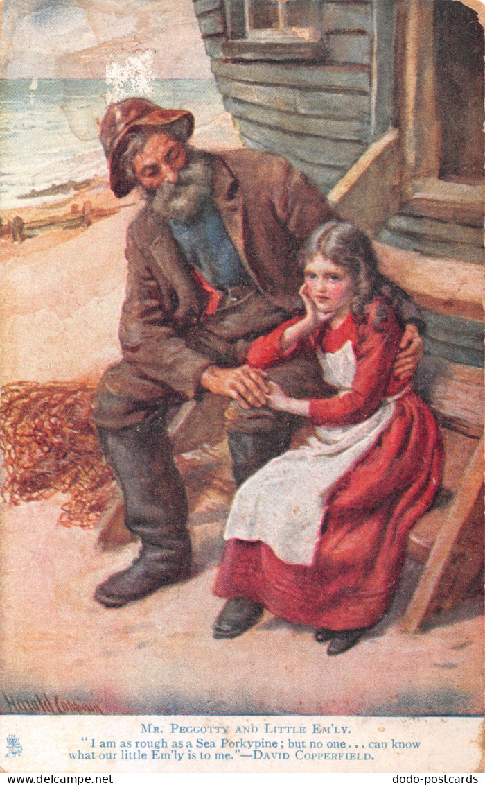 R335523 Mr. Peggotty And Little Emly. David Copperfield. Character Sketches From - Monde