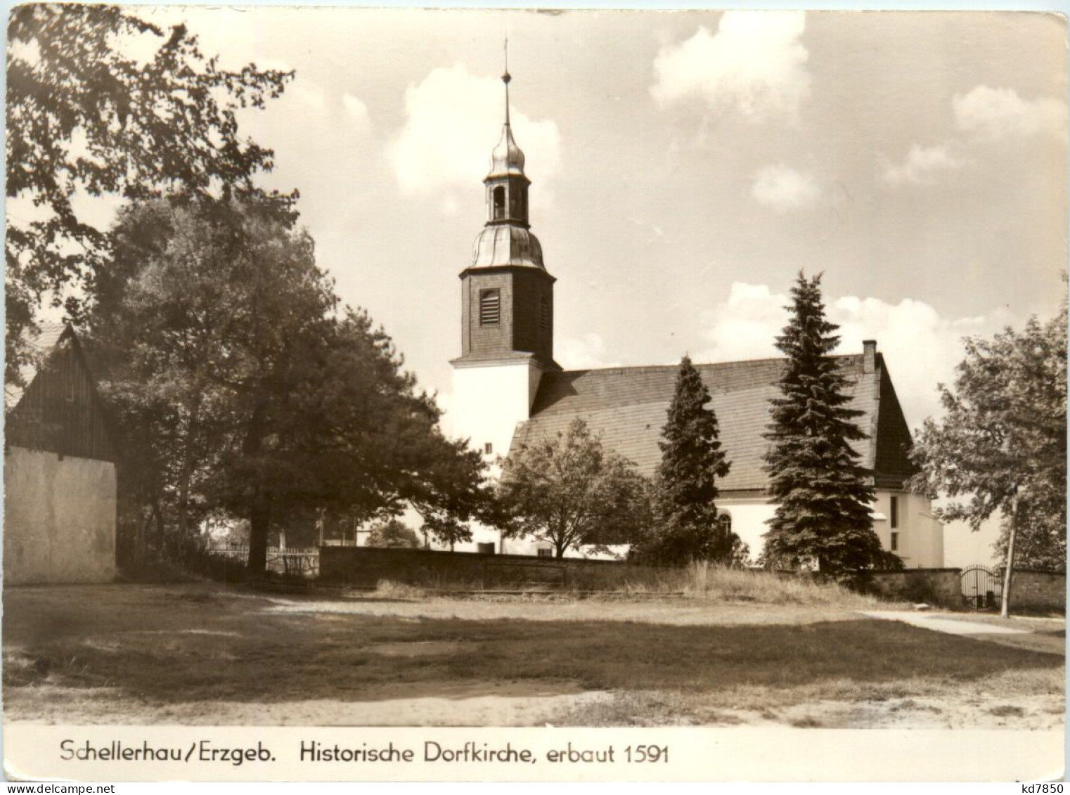 Schellerhau I.Erzgeb., Historische Dorfkirche Erbaut 1591 - Altenberg