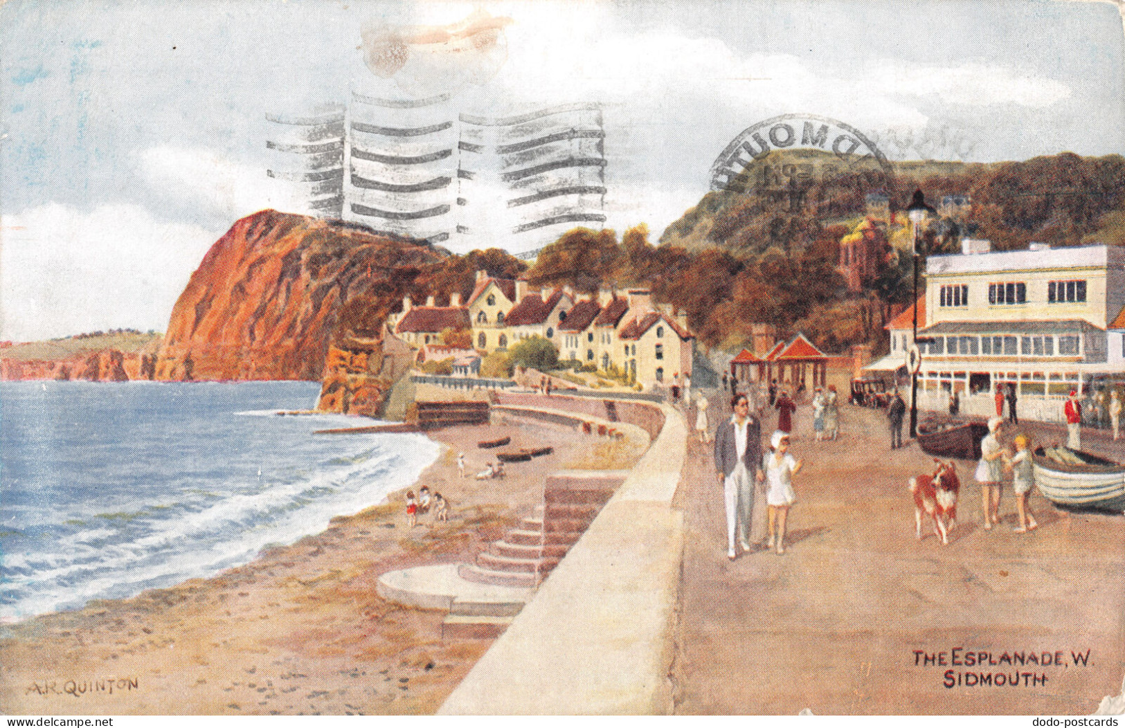 R335397 A. R. Quinton. The Esplanade. W. Sidmouth. Salmon. 1943. 1805 - Monde