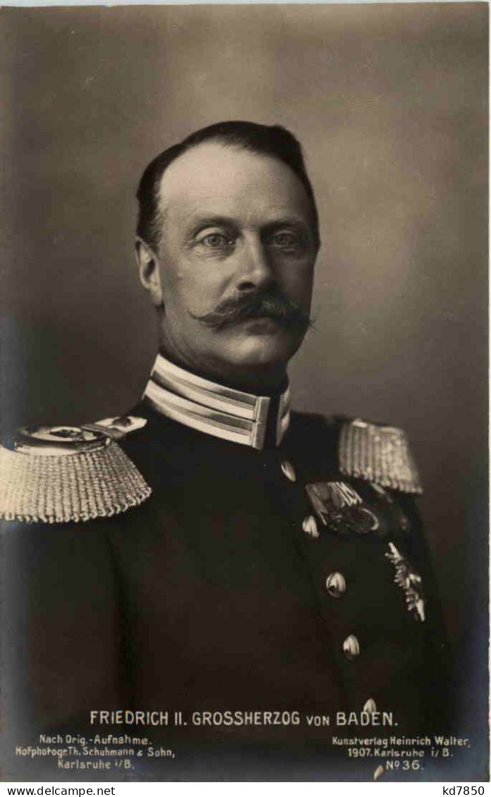 Friedrich - Grossherzog Von Baden - Royal Families