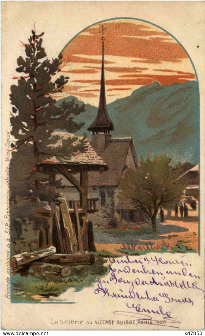 Paris - Exposition 1900 - Village Suisse - Tentoonstellingen