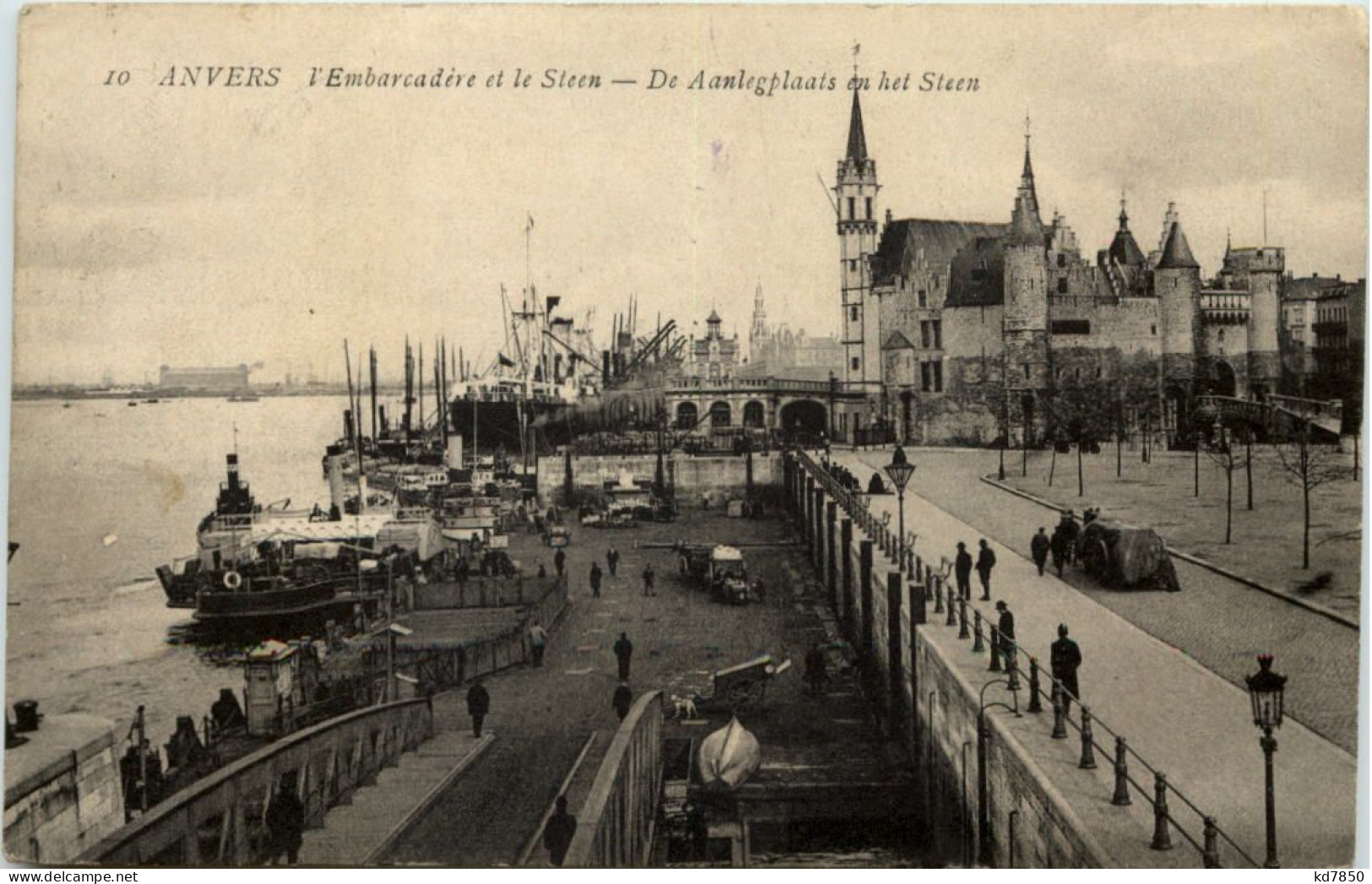 Anvers - L Embarcadere Et Le Steen - Antwerpen