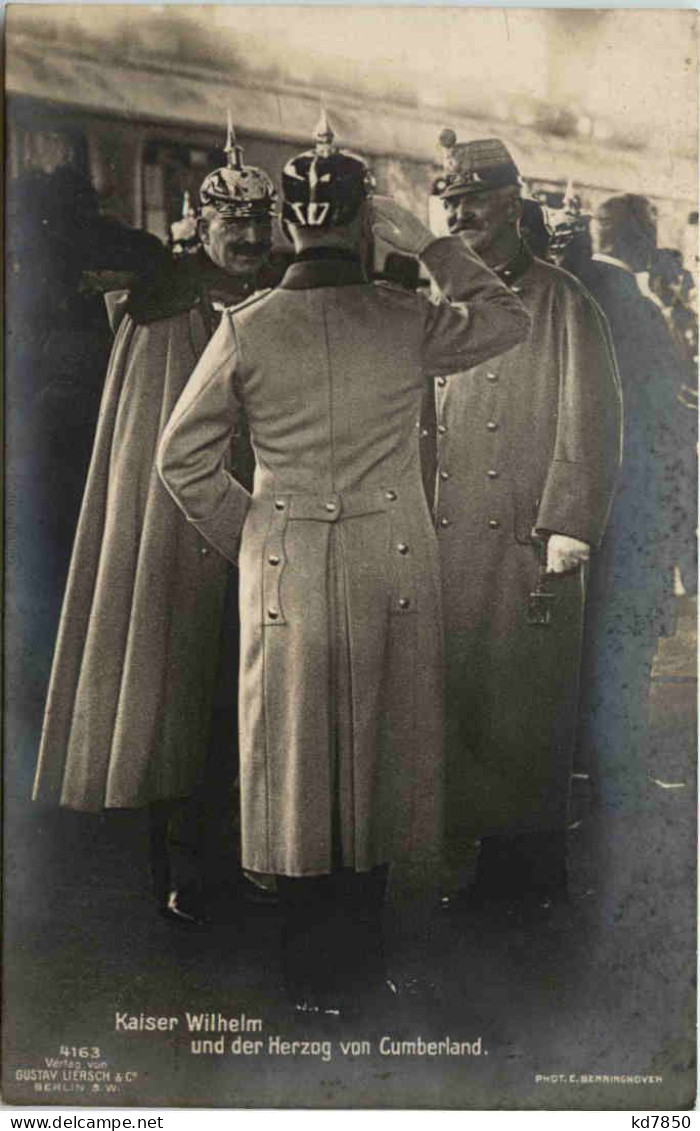 Kaiser Wilhelm Und Der Herzog Von Cumberland - Royal Families