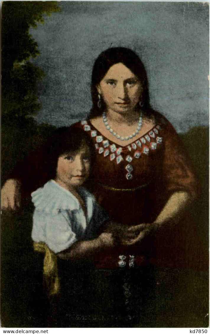 Pocahontas And Her Son - Indiens D'Amérique Du Nord