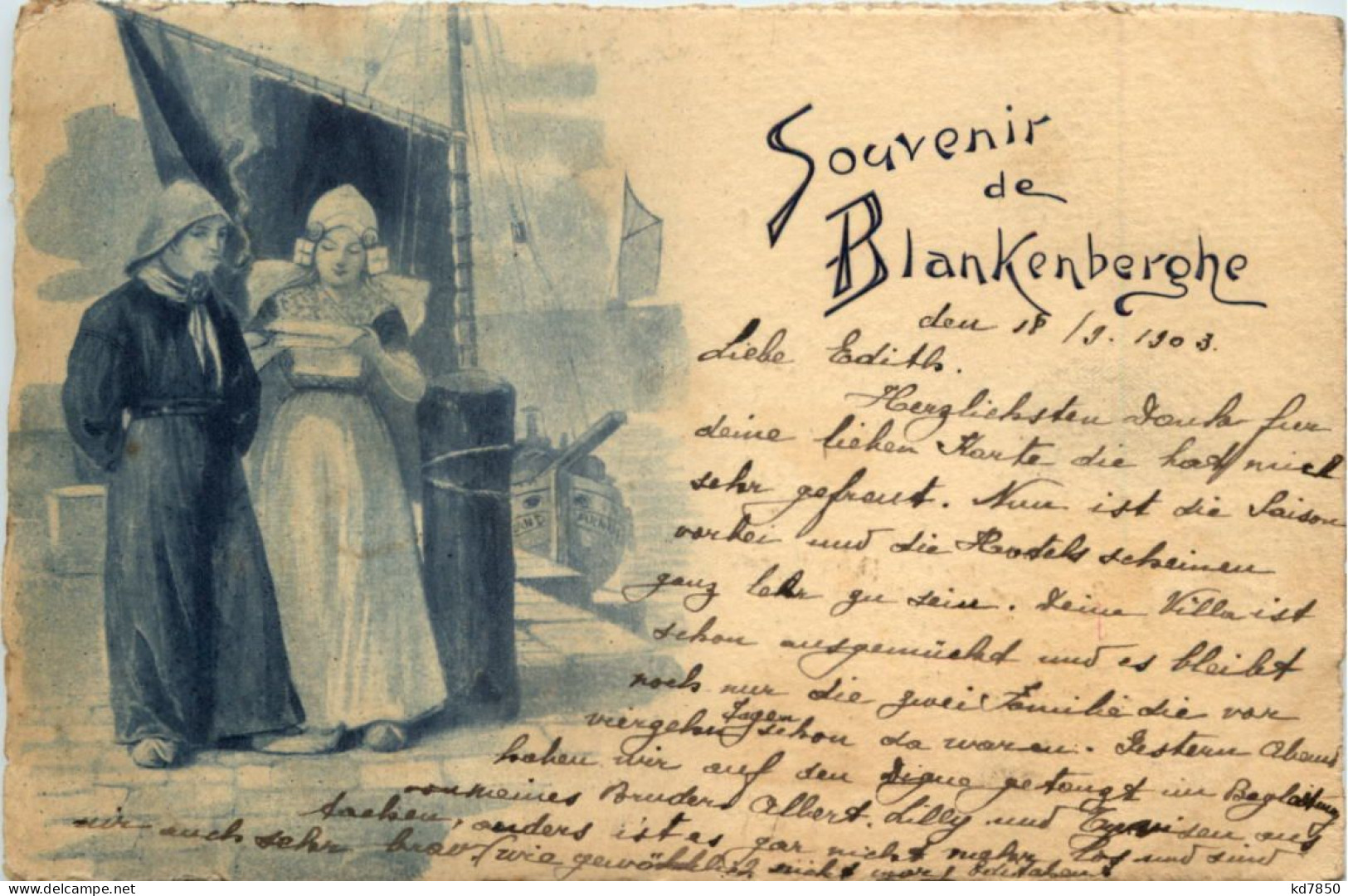 Souvenir De Blankenberghe - Blankenberge