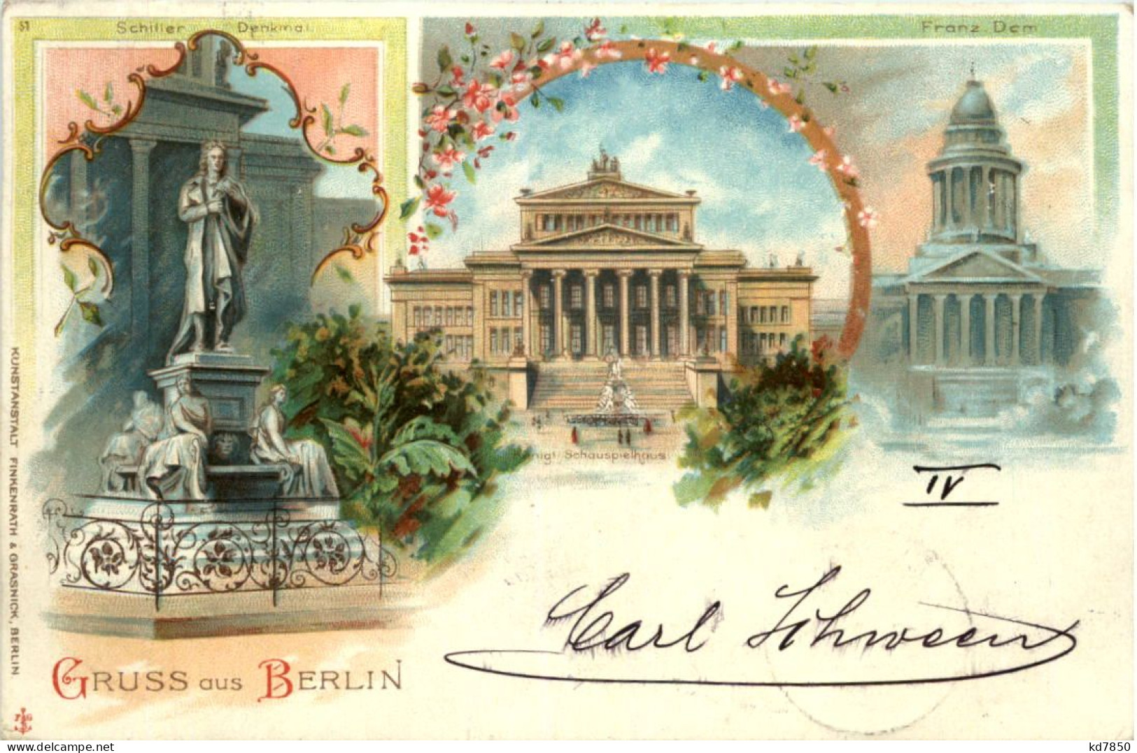 Gruss Aus Berlin - Litho - Autres & Non Classés