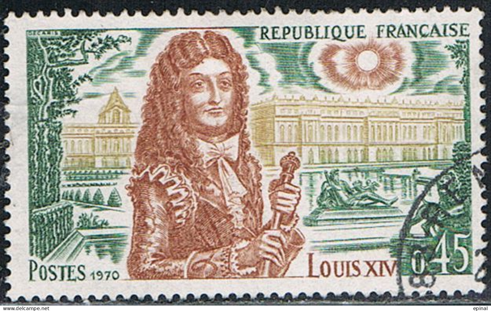 FRANCE : N° 1656 Oblitéré (Louis XIV) - PRIX FIXE - - Usati