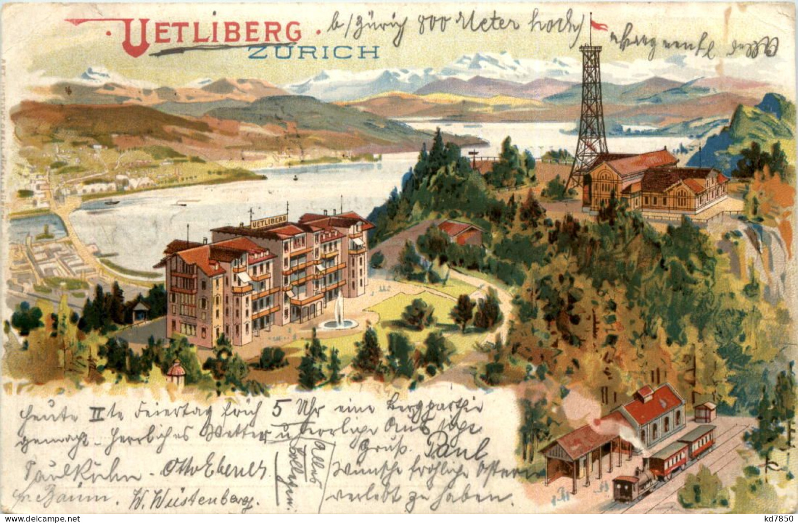 Zürich Uetliberg - Litho - Zürich