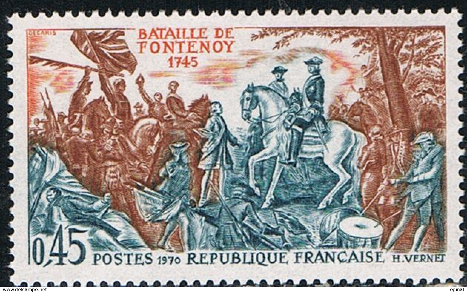 FRANCE : N° 1657 ** (Bataille De Fontenoy) - PRIX FIXE - - Unused Stamps