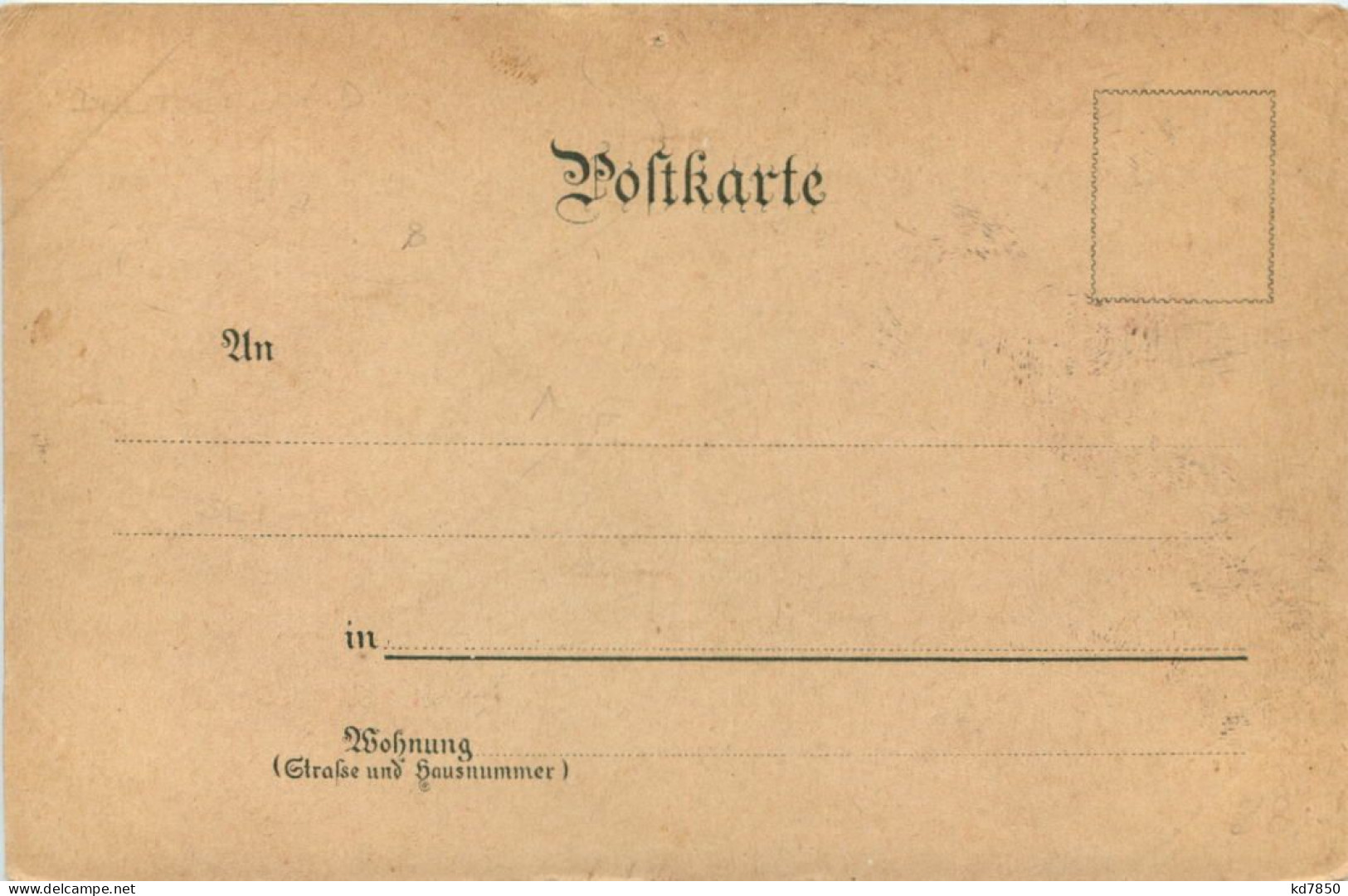 Humor - Gruss Aus Dem Moorbade - Litho - Humor