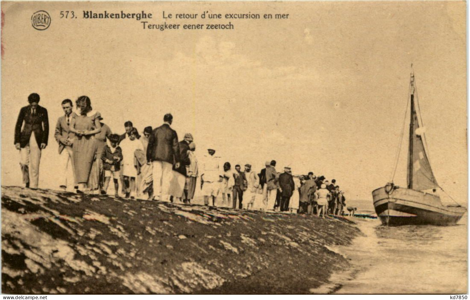Blankenberghe - La Retour D Une Excursion En Mer - Blankenberge