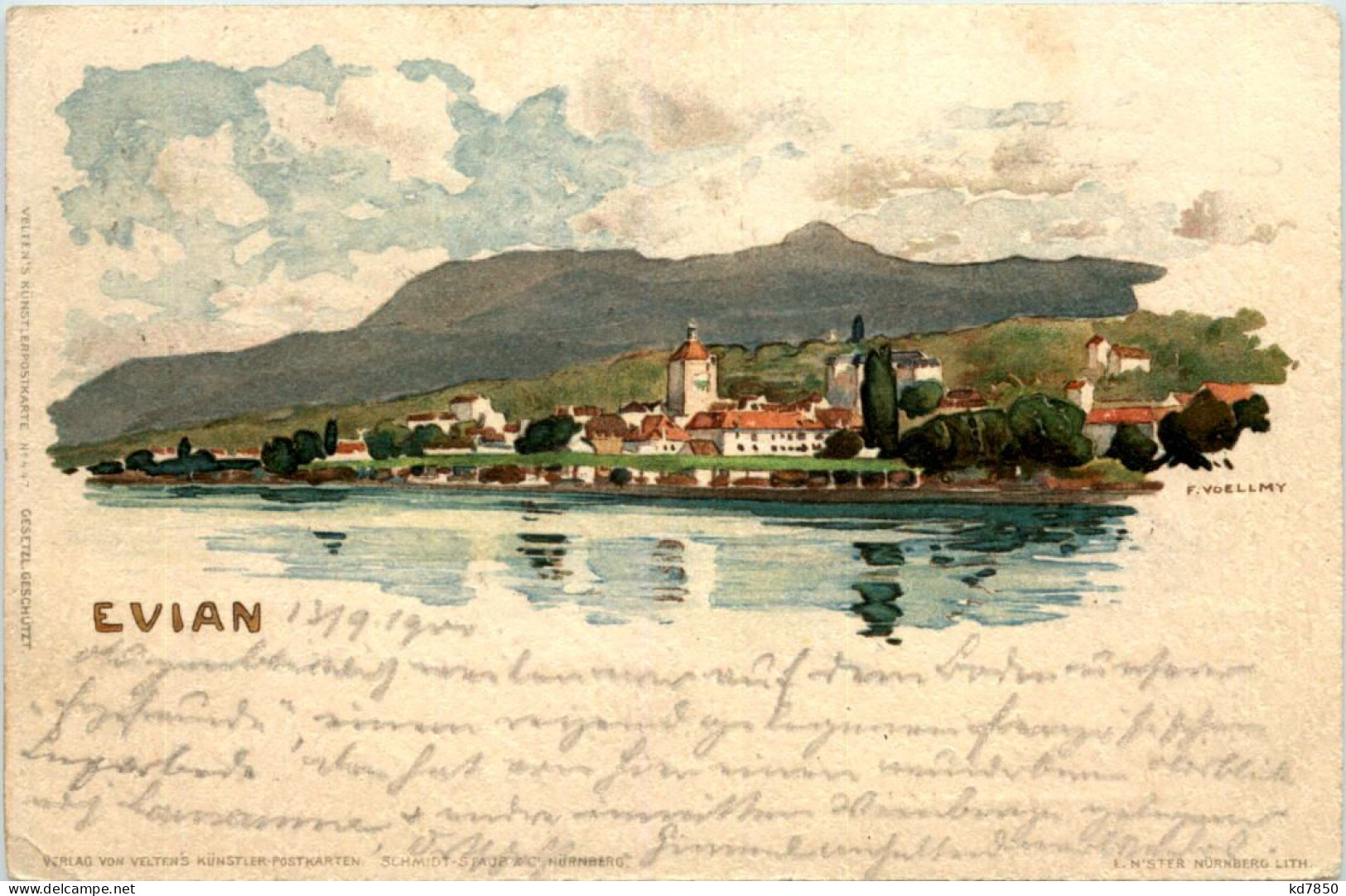 Evian - Litho - Evian-les-Bains