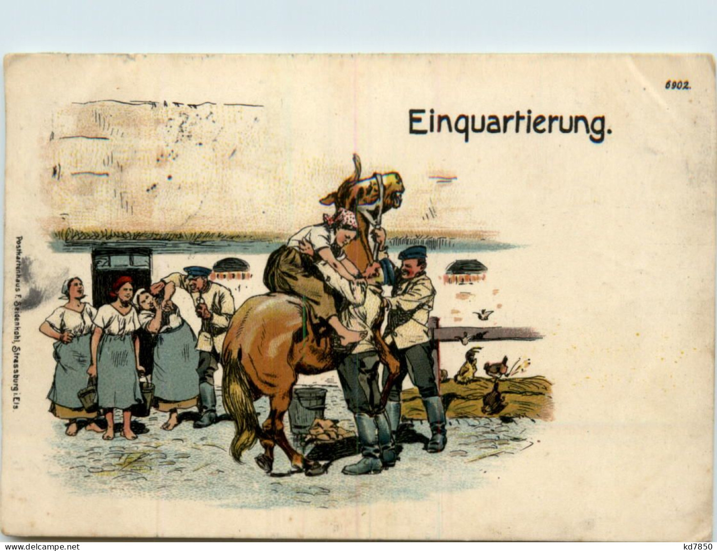 Militaria - Einquartierung - Humour