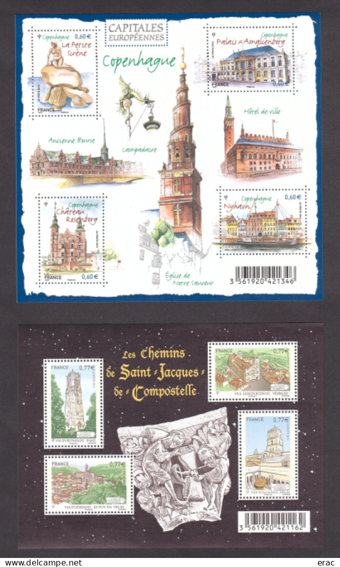 FRANCE - 2012 - Année complète - N° 4631 à 4710 - Neufs ** - 103 tp