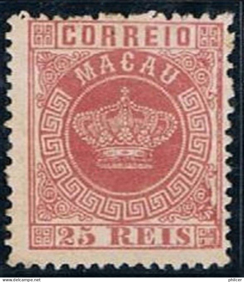 Macau, 1884, # 4 Dent. 12 1/2, MNG - Nuovi