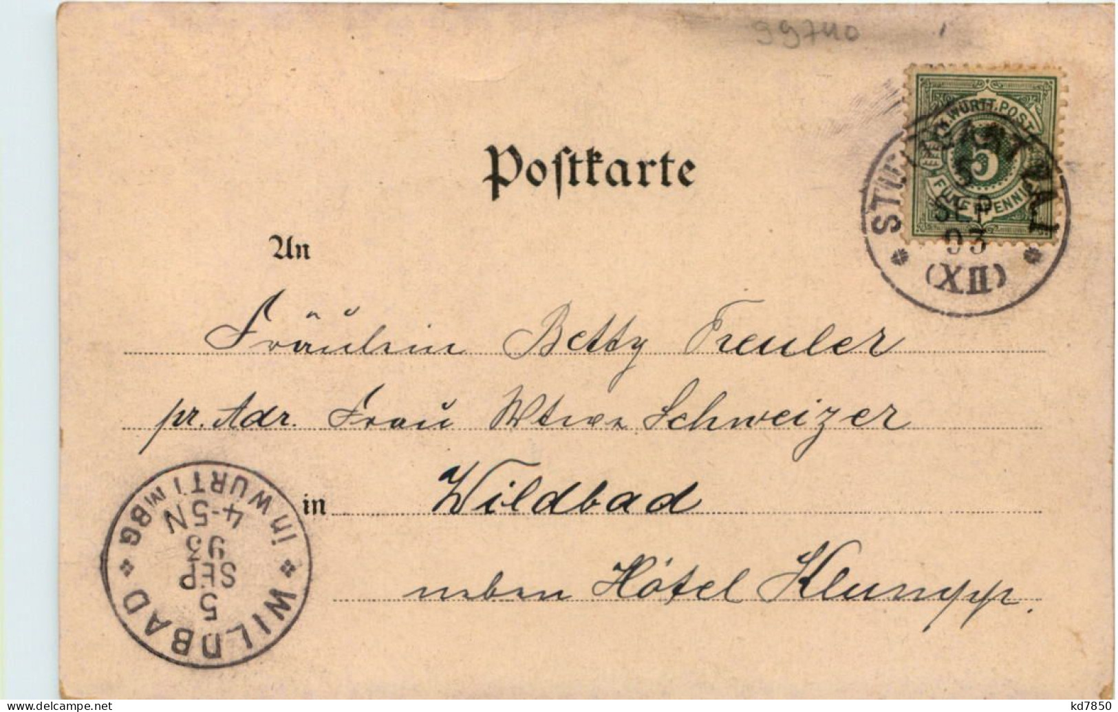 Gruss Aus Stuttgart - Litho 1893 - Vorläufer - Stuttgart