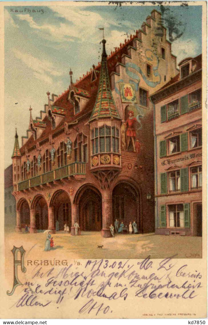 Freiburg - Kaufhaus - Litho - Freiburg I. Br.