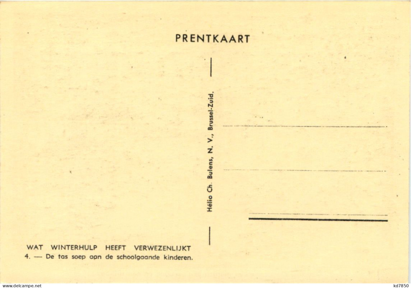 Winterhulp Belgien - Other & Unclassified