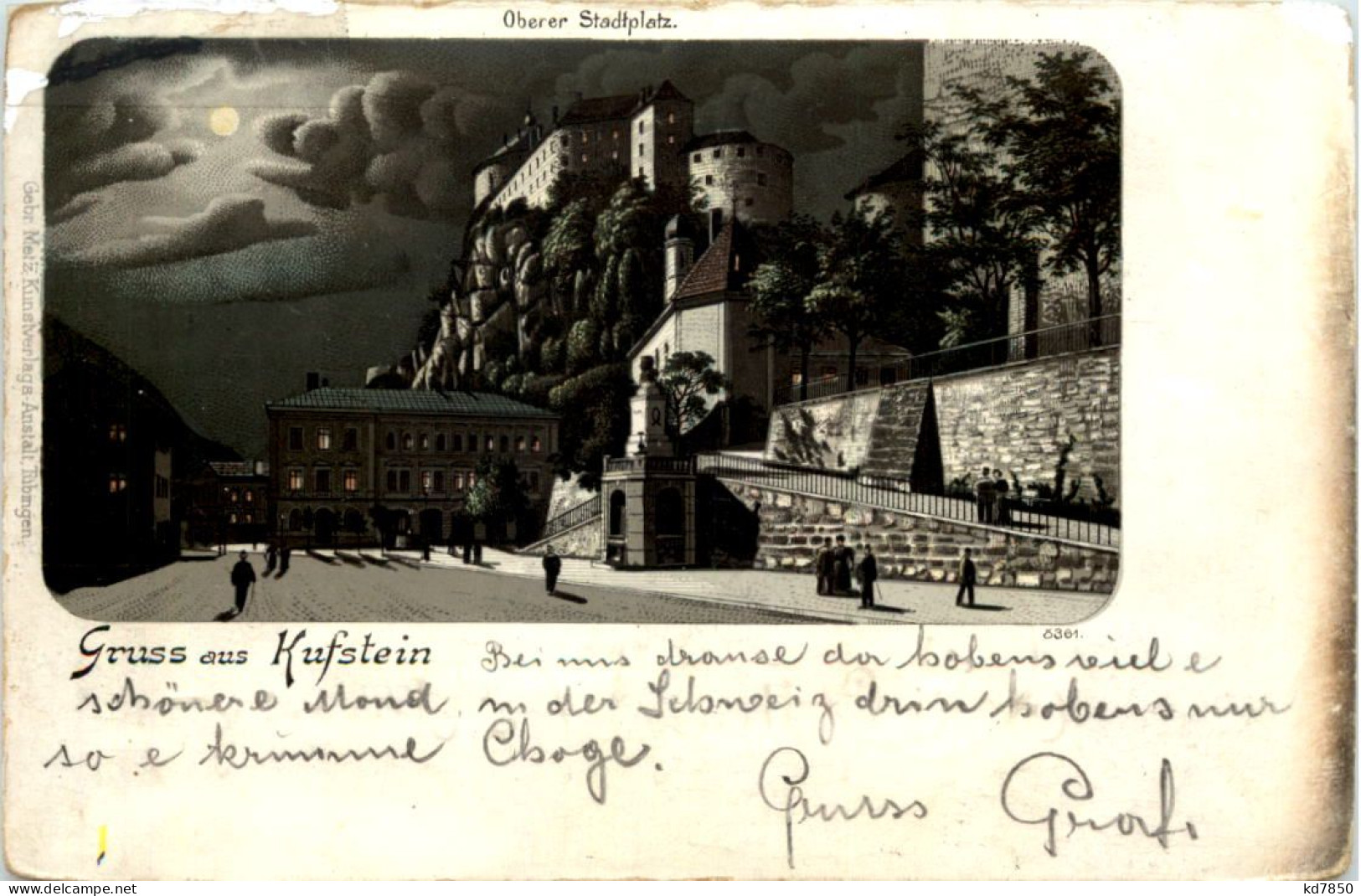 Gruss Aus Kufstein - Litho - Kufstein