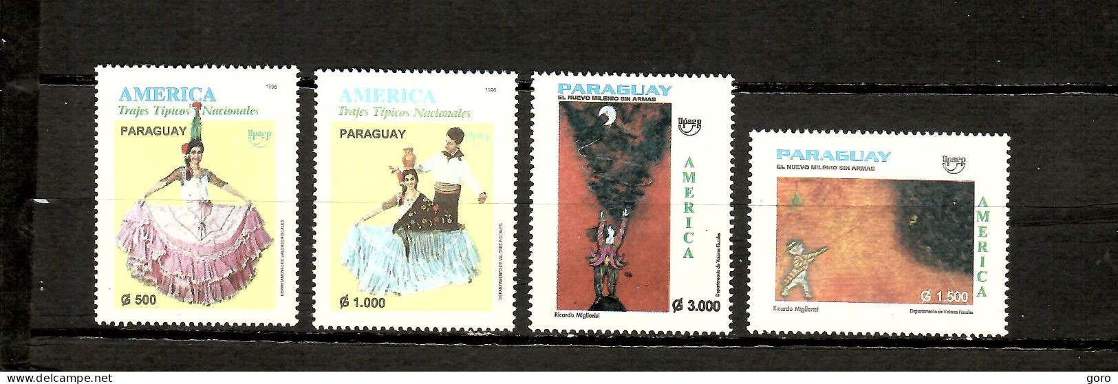 Paraguay   1996-99  .-  Y&T  Nº   2710/11-2789/90   ** - Paraguay