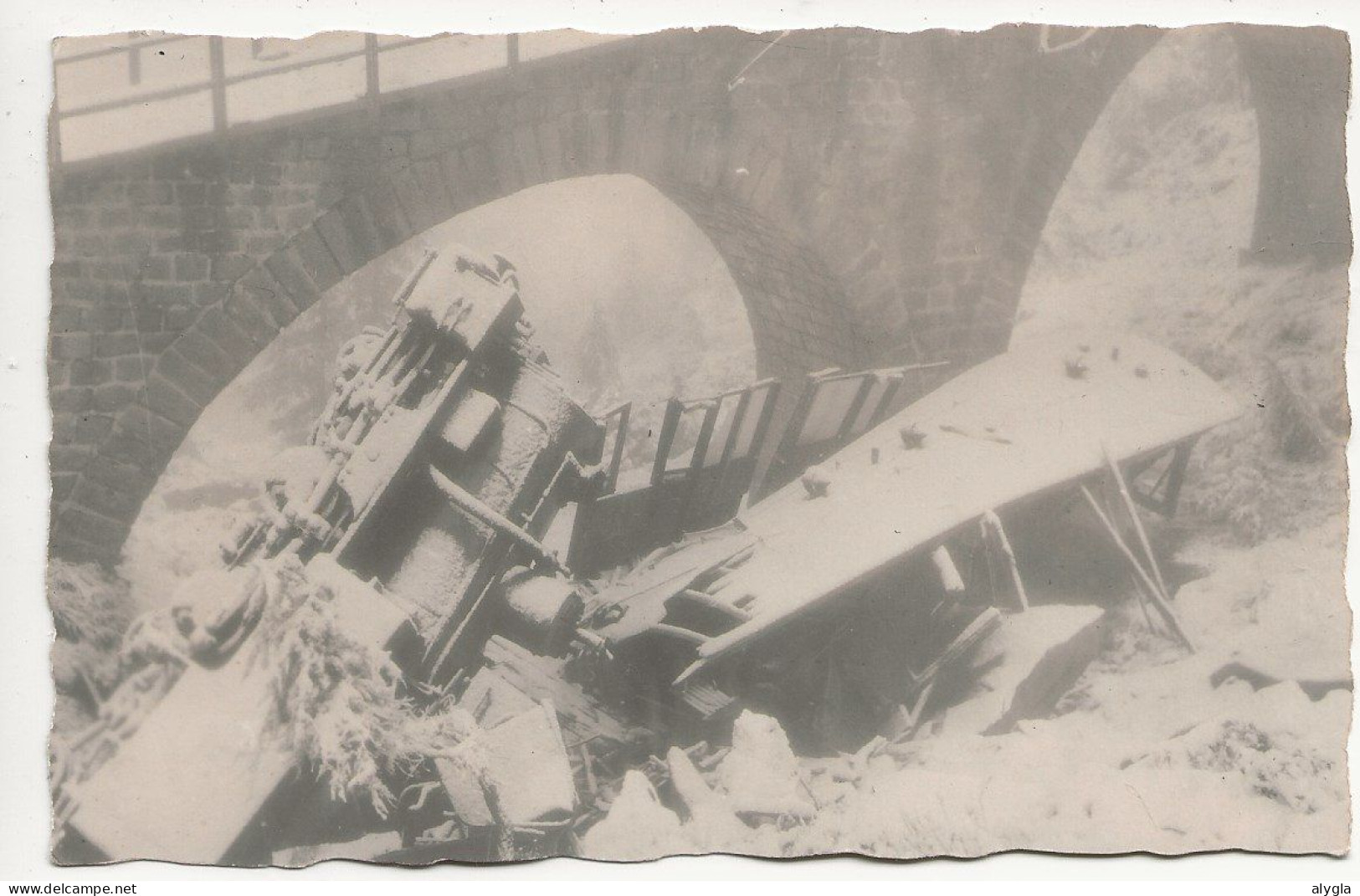 74 - CHAMONIX - 25 Août 1927 Catastrophe, Déraillement Du Train Du Montenvers - Viaduc En "S" - CP PHOTO - Chamonix-Mont-Blanc