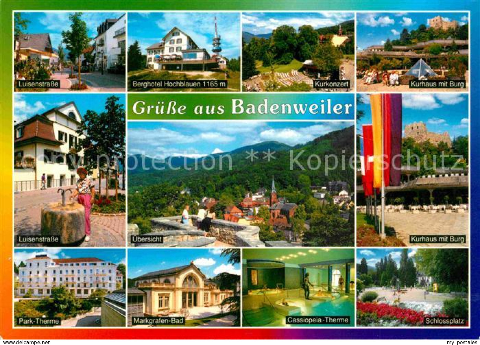 72841052 Badenweiler Luisenstrasse Berghotel Hochblauen Kurhaus Burg  Badenweile - Badenweiler