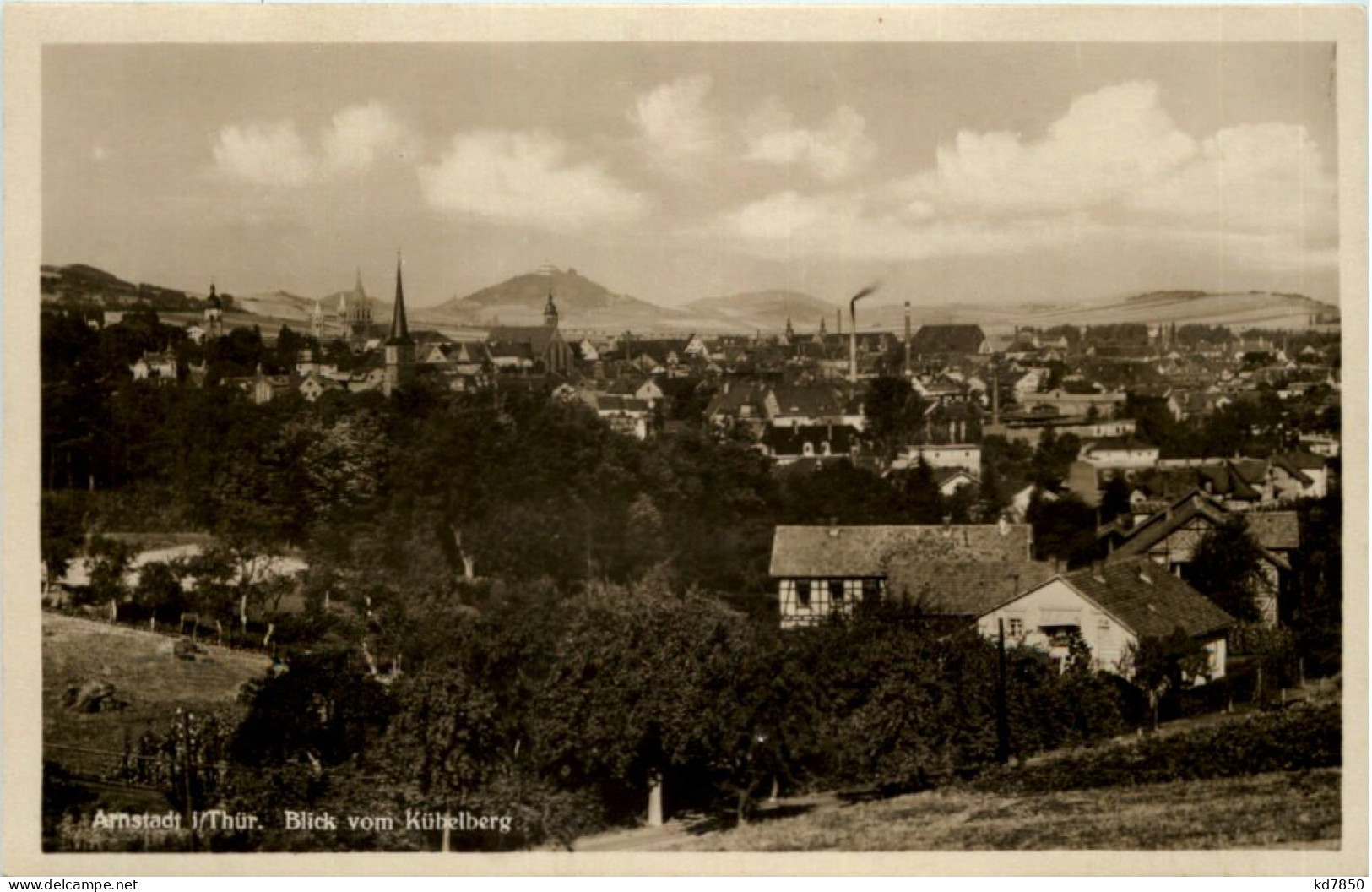 Arnstadt In Thüringen, Blick Vom Kübelberg - Arnstadt