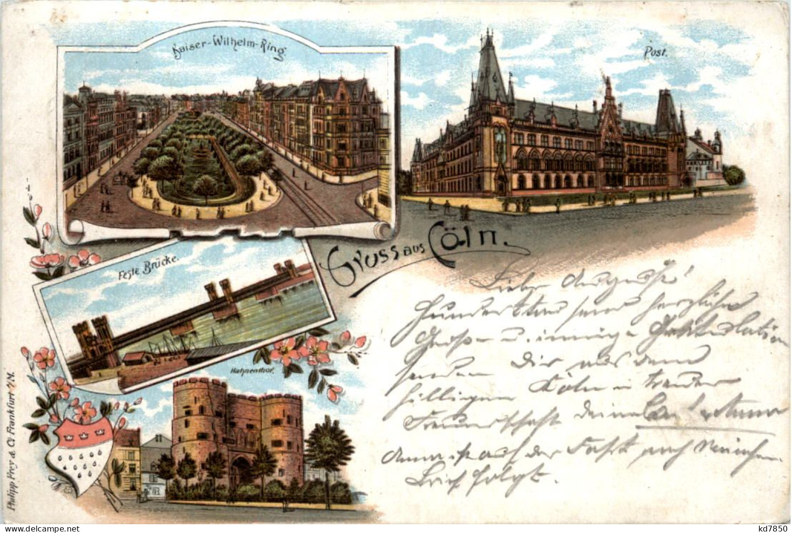 Gruss Aus Cöln - Litho - Köln