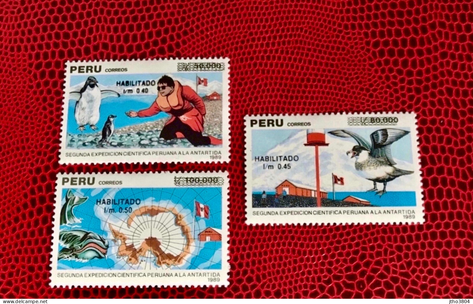 PÉROU PERU 1991 3v Neuf MNH ** Mi 1446 1448 - Other & Unclassified