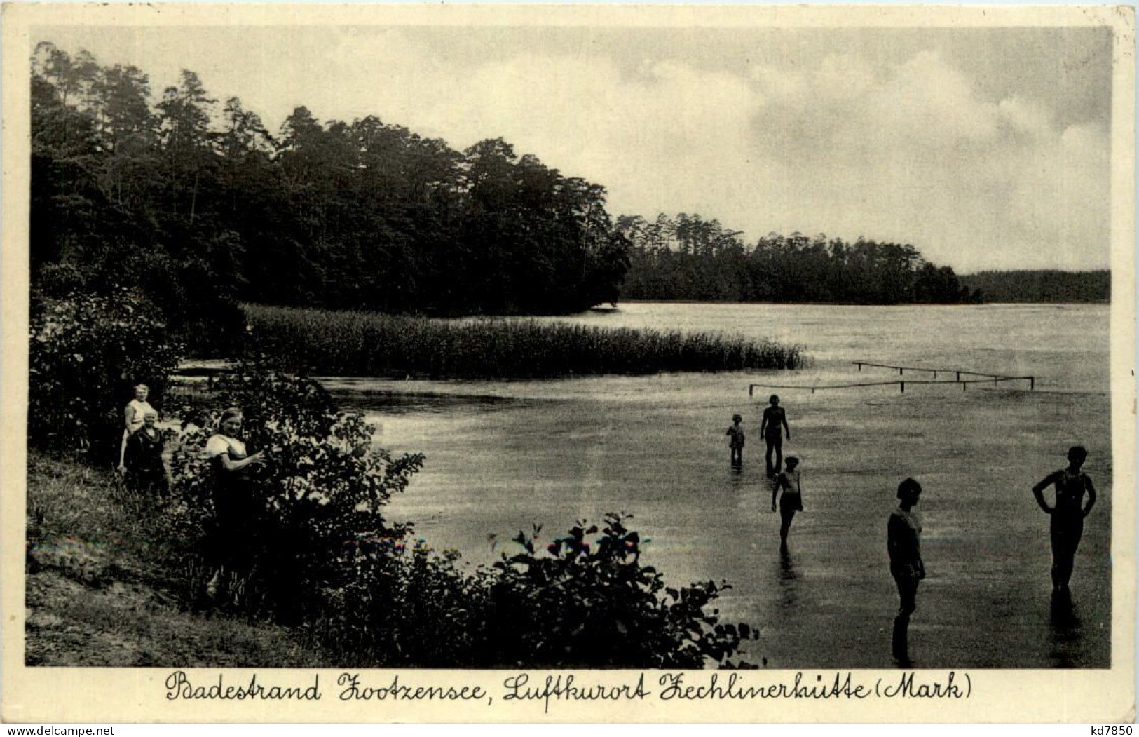 Badestrand Zootzensee, Strandhotel Zechlinerhütte Bei Rheinsberg - Rheinsberg