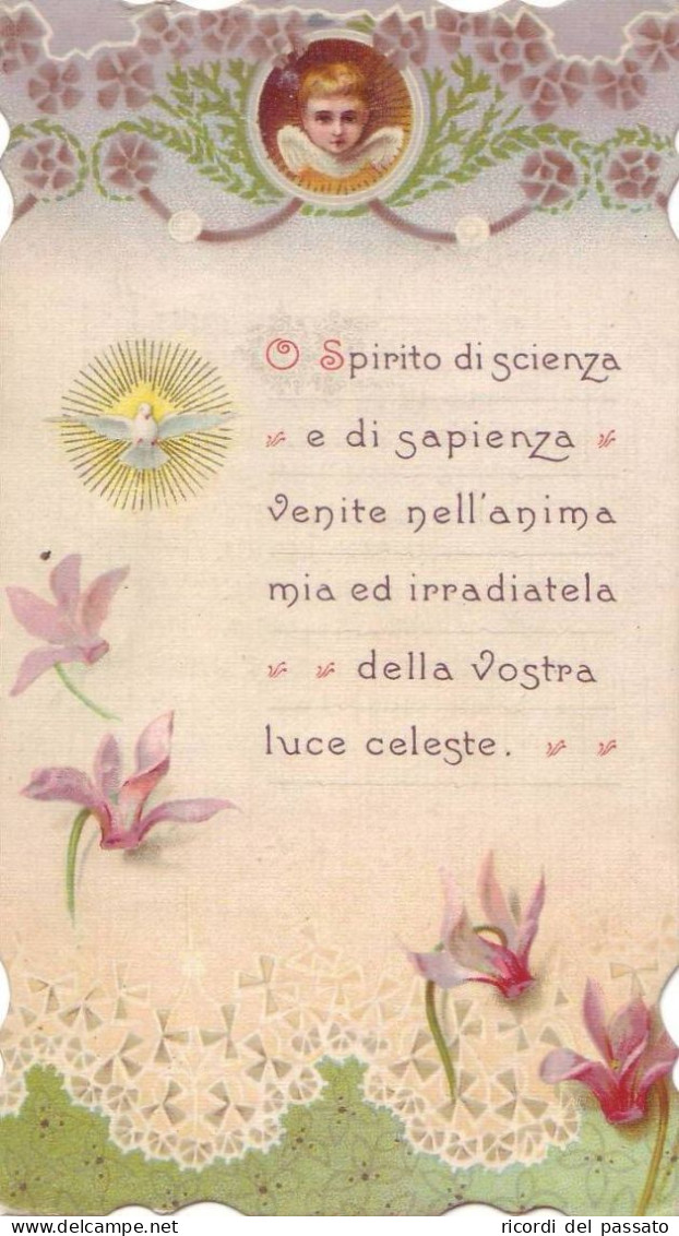 Santino Fustellato Spirito Di Scienza E Di Sapienza - Andachtsbilder