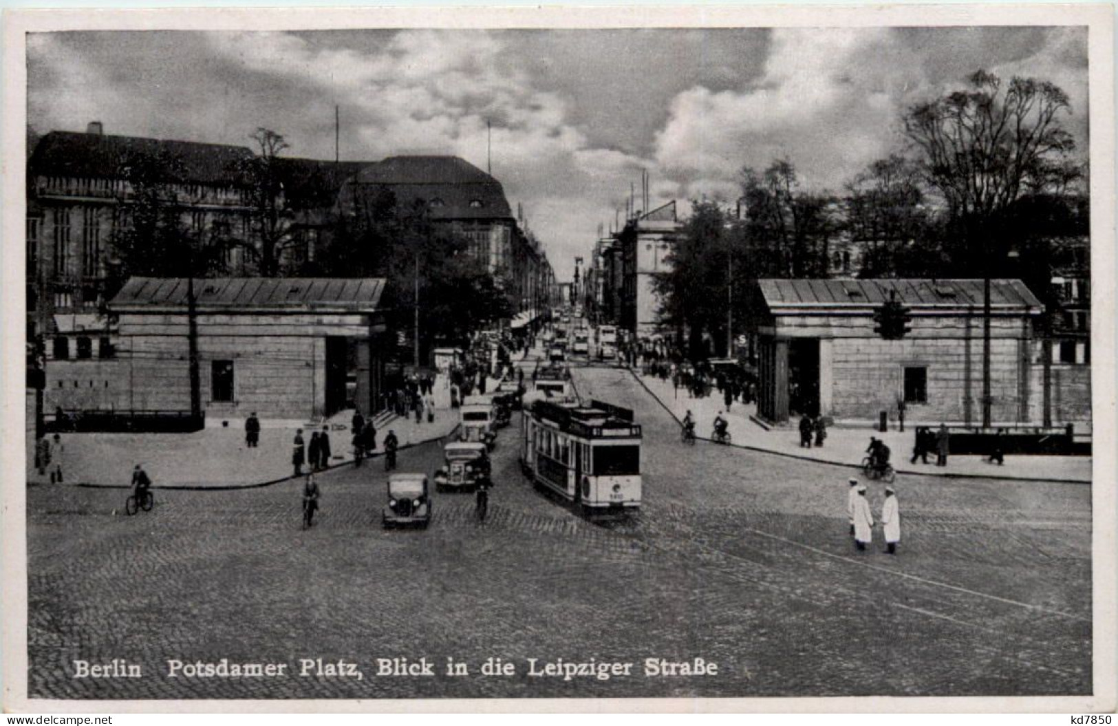 Berlin, Potsdamer Platz, Blick In Die Leipziger Strasse - Other & Unclassified