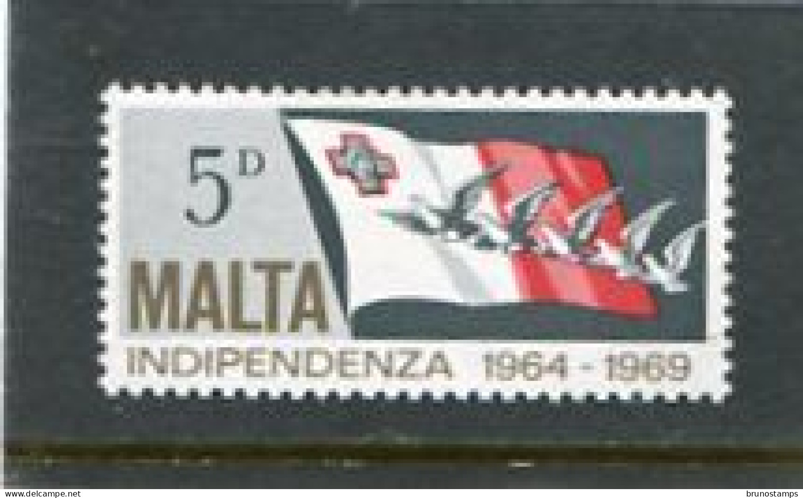 MALTA - 1969  5d  INDEPENDENCE  MINT NH - Malta