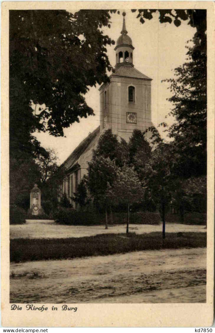 Die Kirche In Burg - Burg