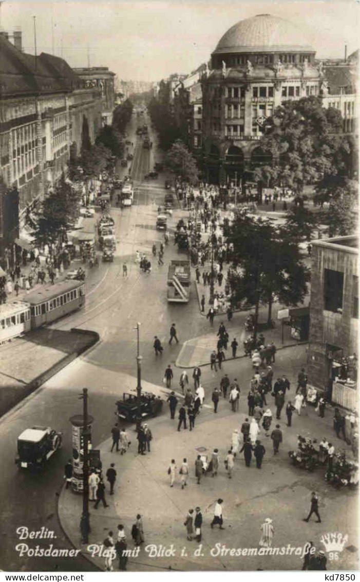 Berlin, Potsdamer Platz Mit Blick I.d. Stresemannstrasse - Andere & Zonder Classificatie