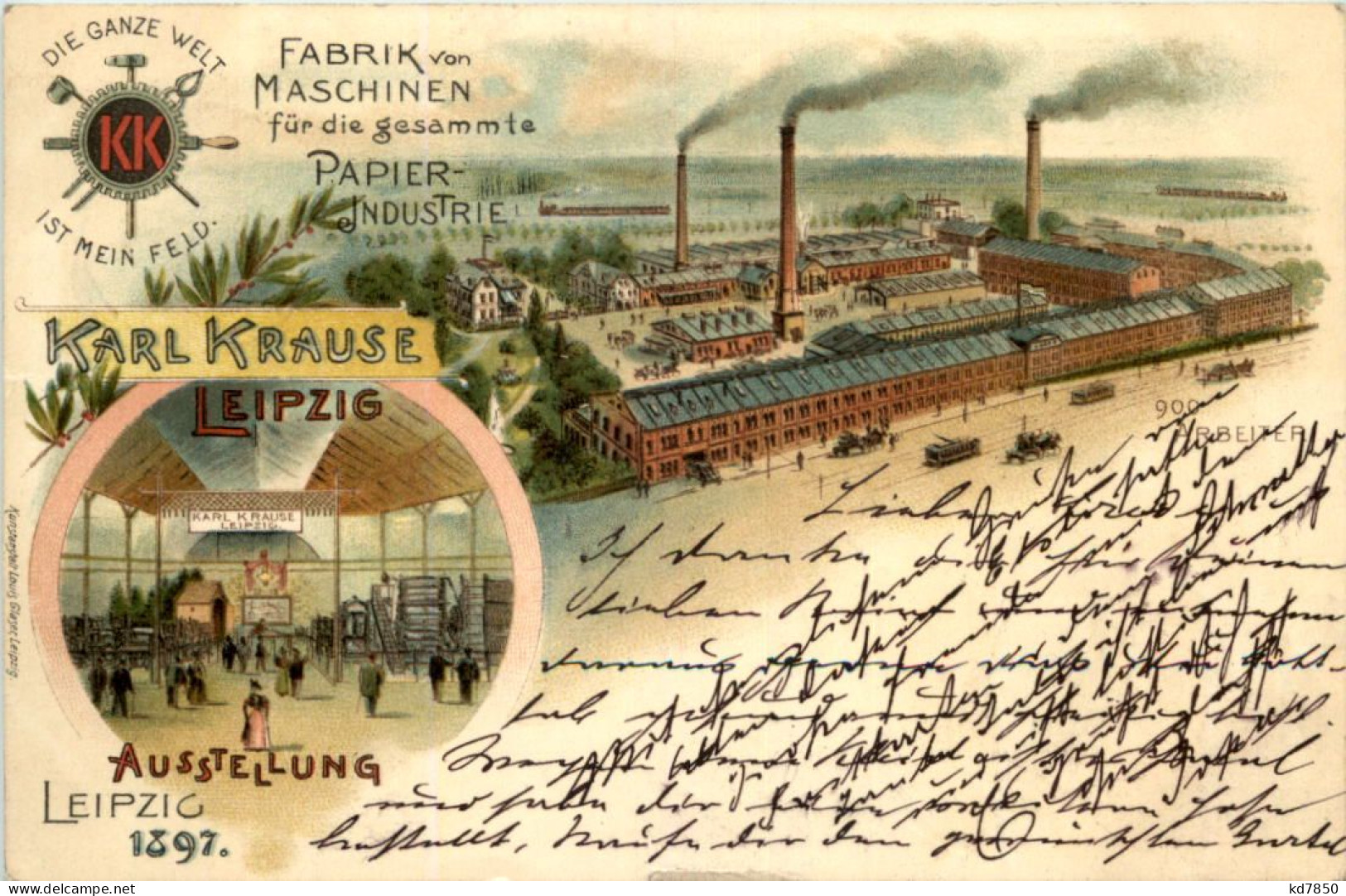 Leipzig - Maschinen Fabrik Karl Krause - Litho - Leipzig