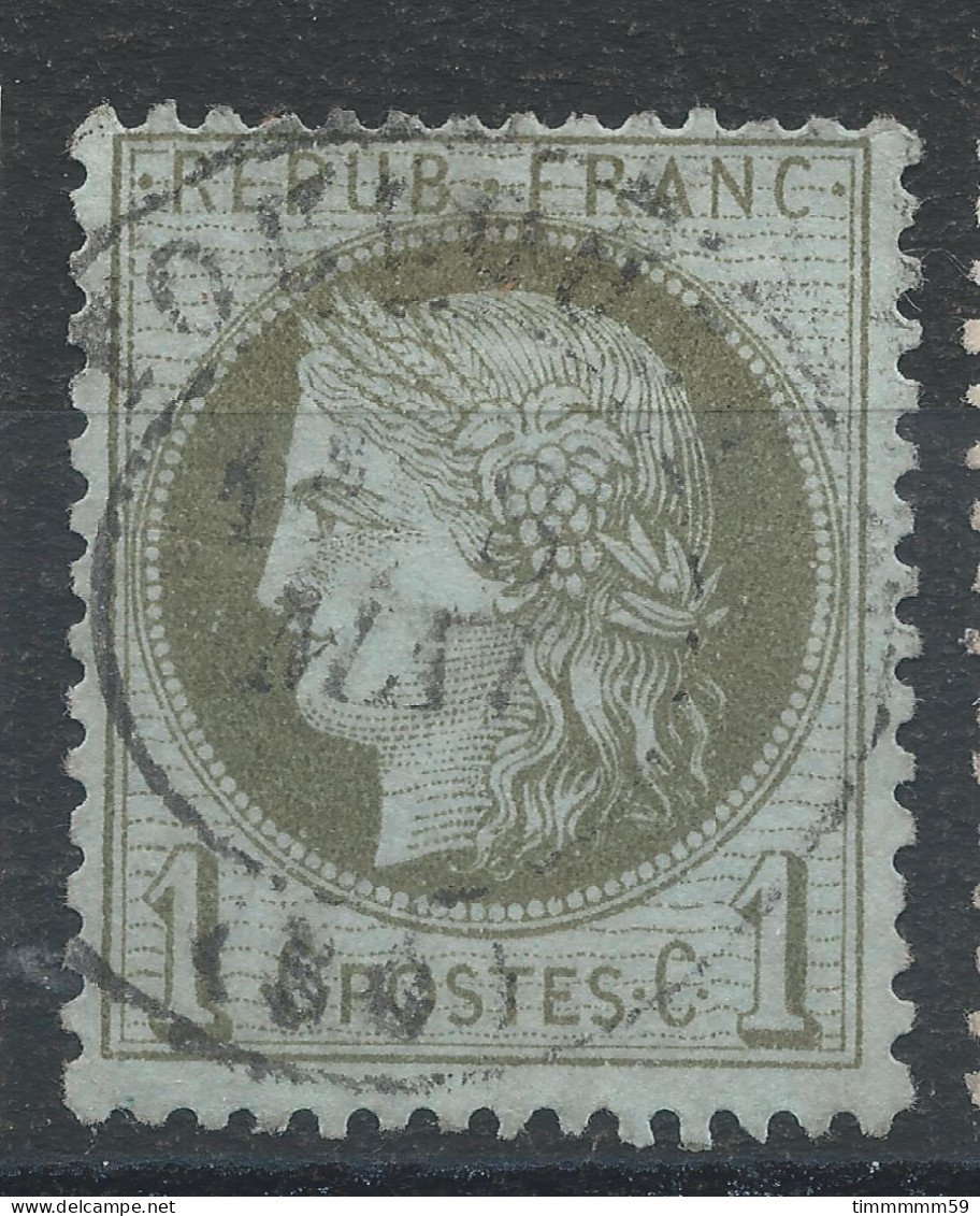 Lot N°83438   N°50, Oblitéré Cachet à Date De Toulouse, Haute-Garonne (30) - 1871-1875 Ceres