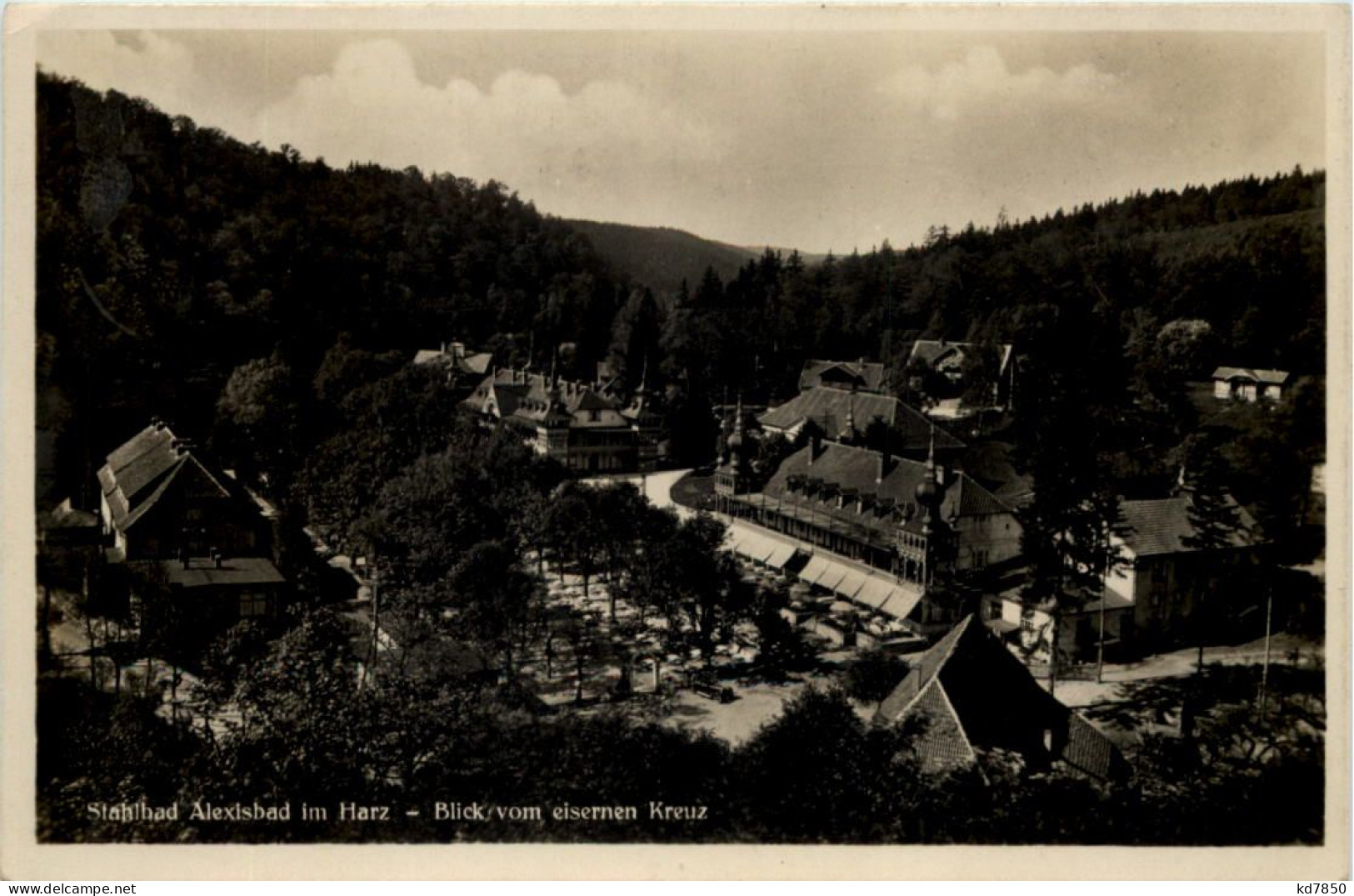 Alexisbad I.H., Blick Vom Eisernen Kreuz - Harzgerode