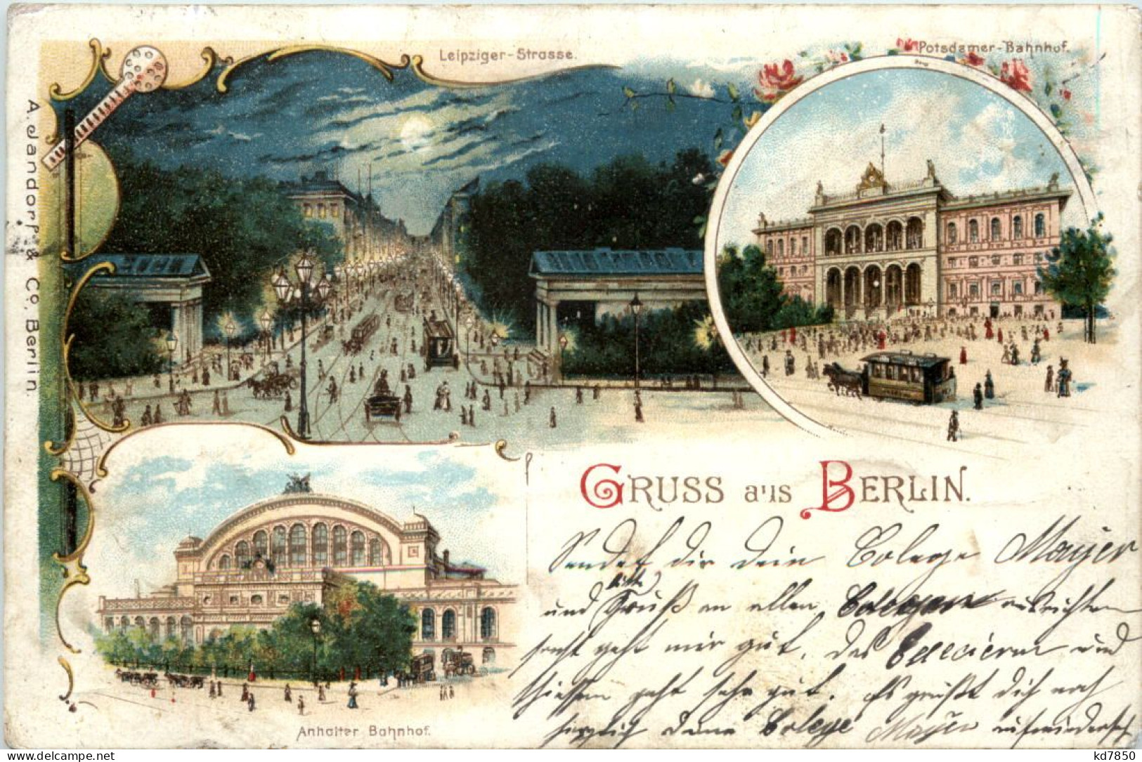 Gruss Aus Berlin - Litho - Autres & Non Classés