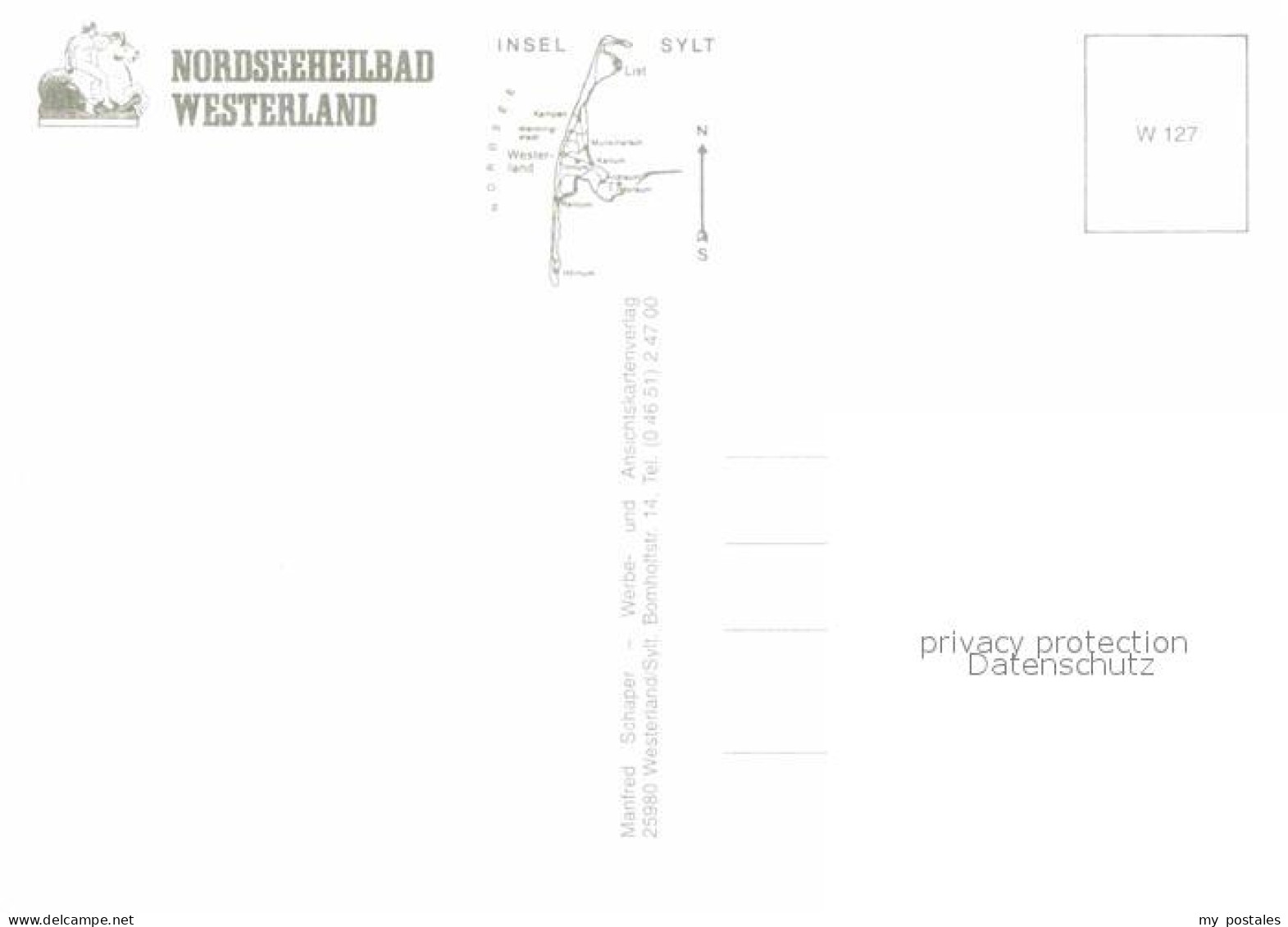 72840886 Westerland Sylt Fliegeraufnahme Westerland - Other & Unclassified