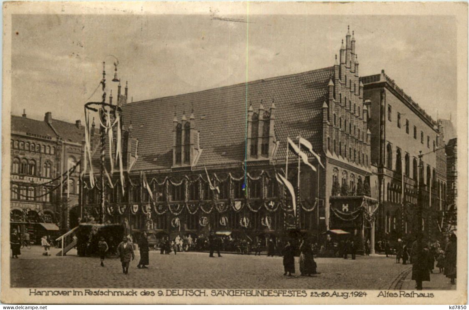 Hannover - 9. Deutsches Sängerbundfest 1924 - Hannover