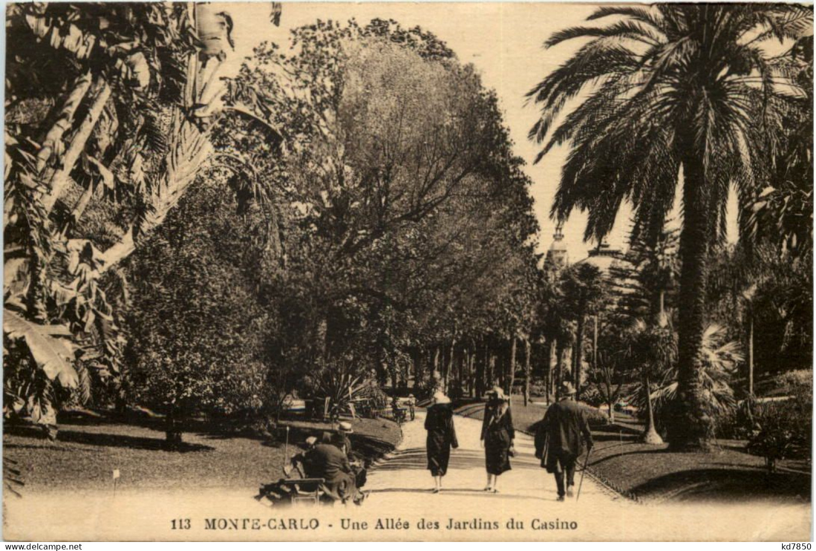 Monte-Carlo - Allee Des Jardins Du Casino - Other & Unclassified