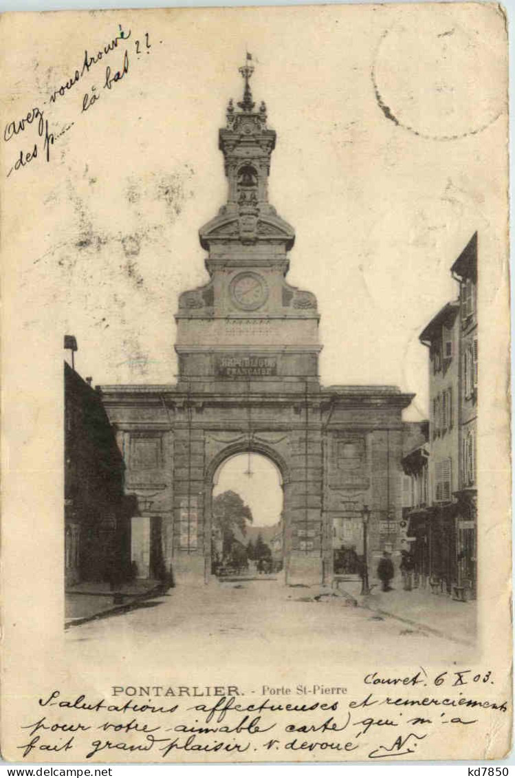 Pontarlier - Porte St. Pierre - Pontarlier